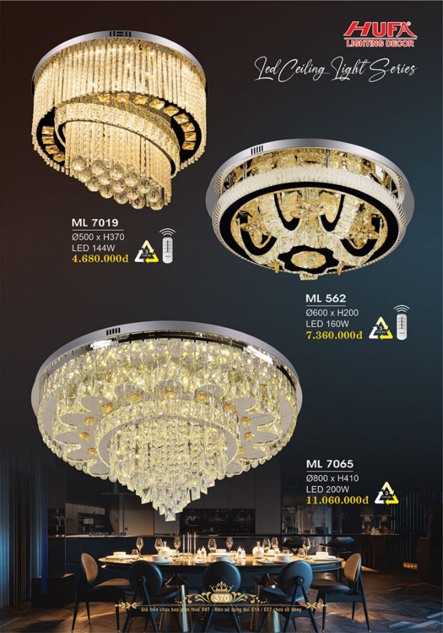 Bảng giá đèn trang trí HUFA